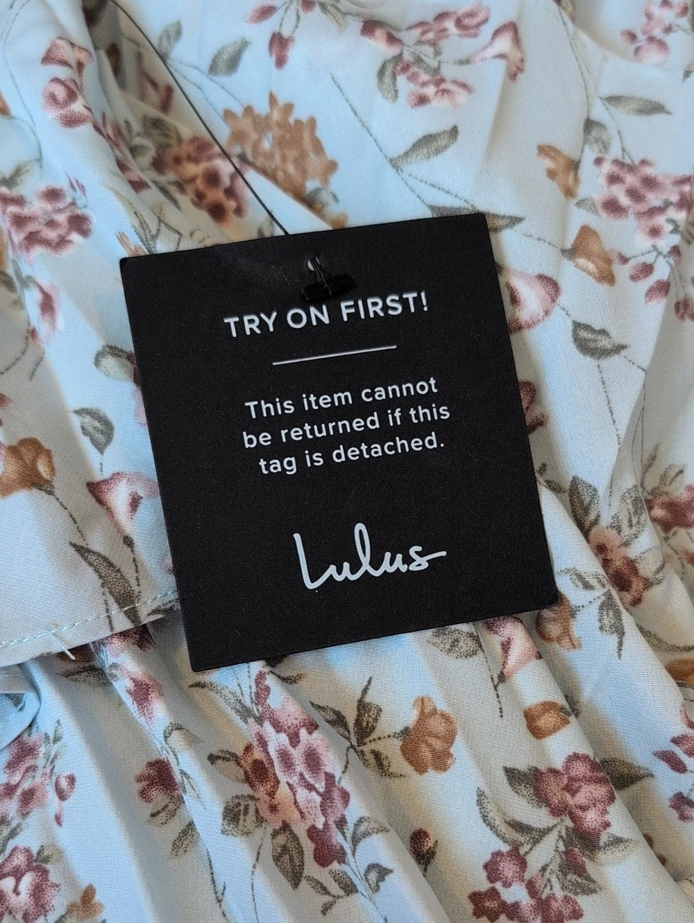 Lulu's Cascading Crush Pale Blue Floral Printed Tiered Bustier Midi Dress - Picture 10 of 13